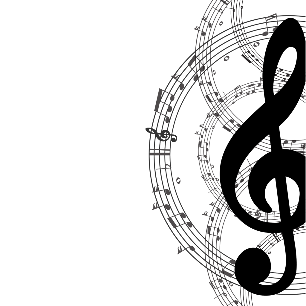 Red Cedar Symphony Background Staff